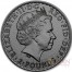 United Kingdom BURNING BRITANNIA ₤2 Silver coin 2015 Black Ruthenium & Gold Plated 1 oz